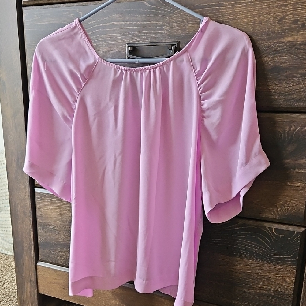 LOFT Soft Pink/lilac Blouse